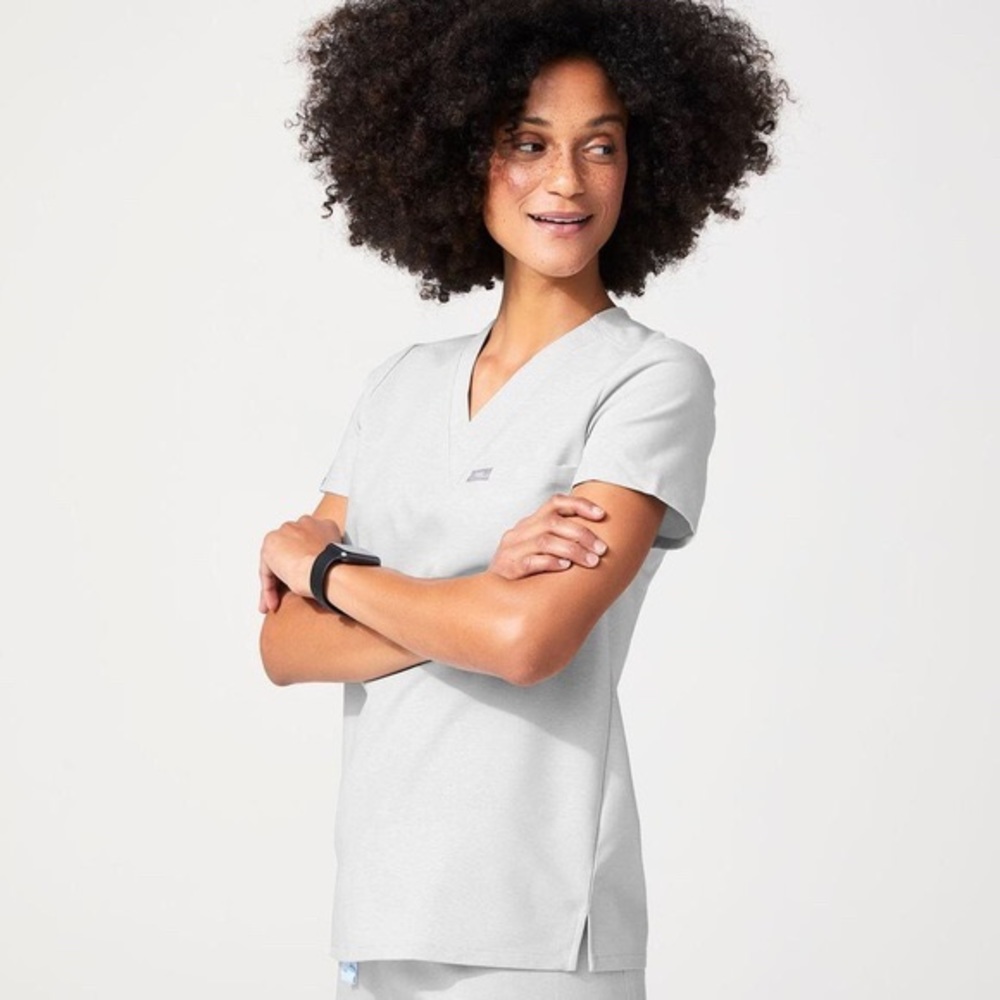 Limited Edition Space Grey Figs Scrub Top